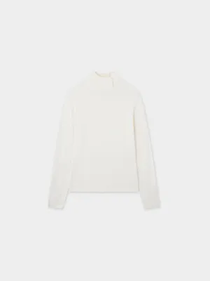 Knit Turtleneck-Cream