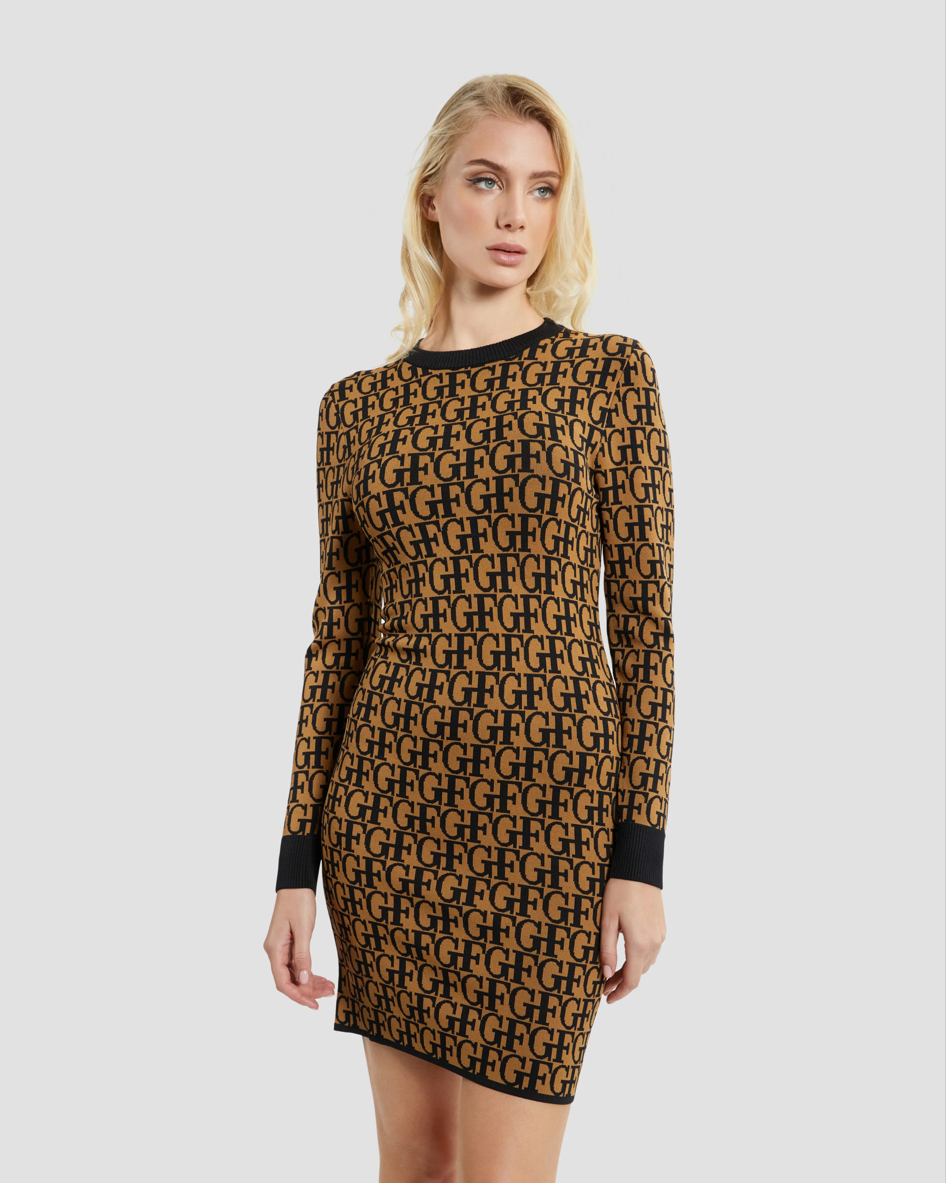 Knitted GF Long Sleeve Dress