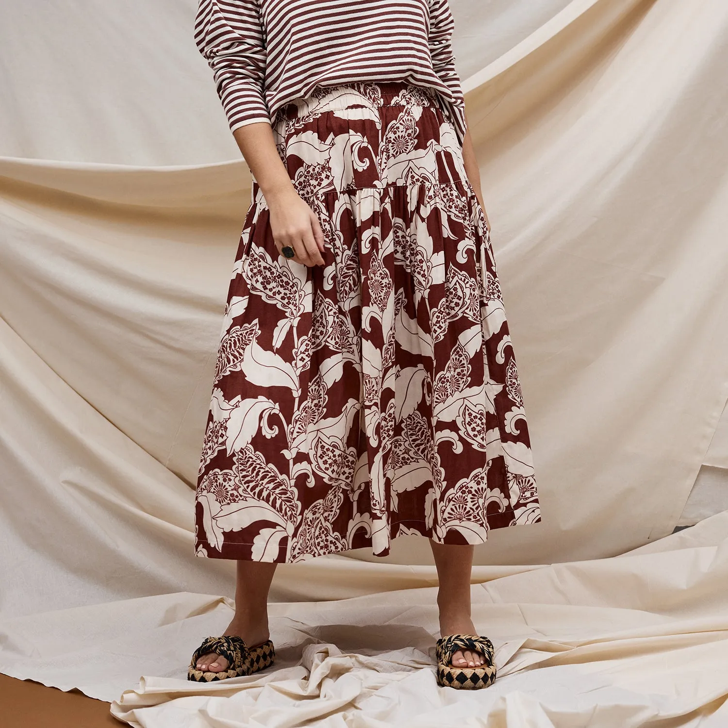 Lata Midi Skirt