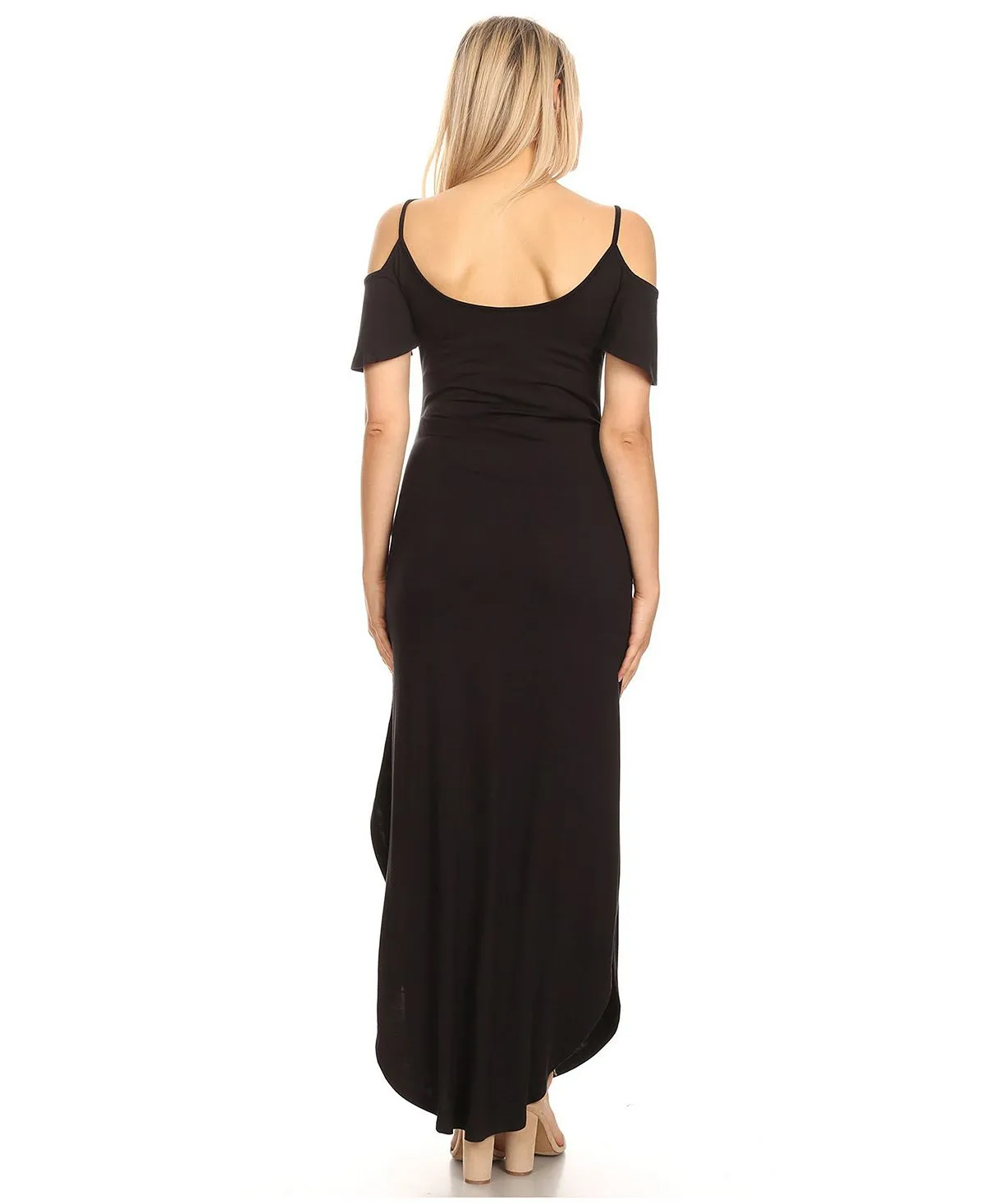 Lexi maternity maxi dress White Mark, black