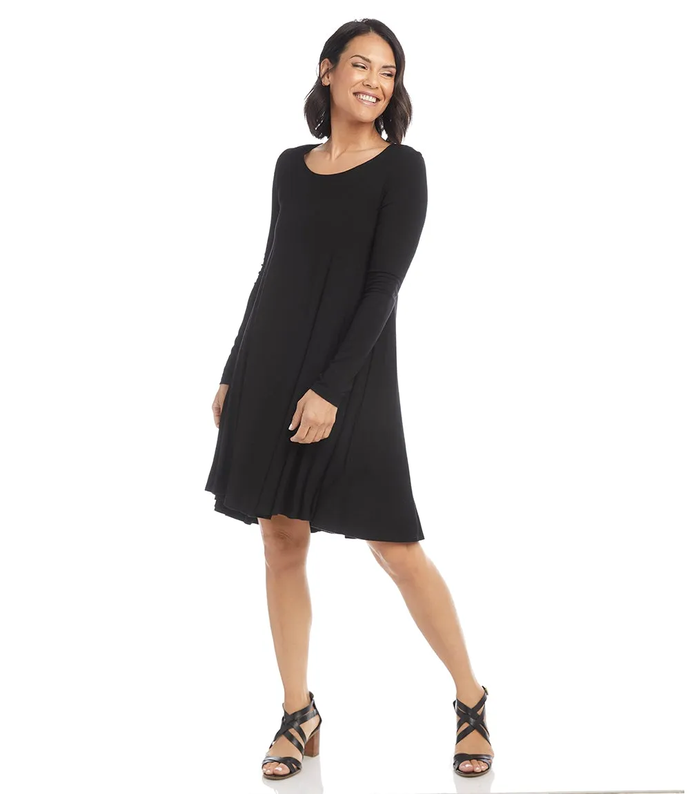 Long Sleeve Maggie Trapeze Dress