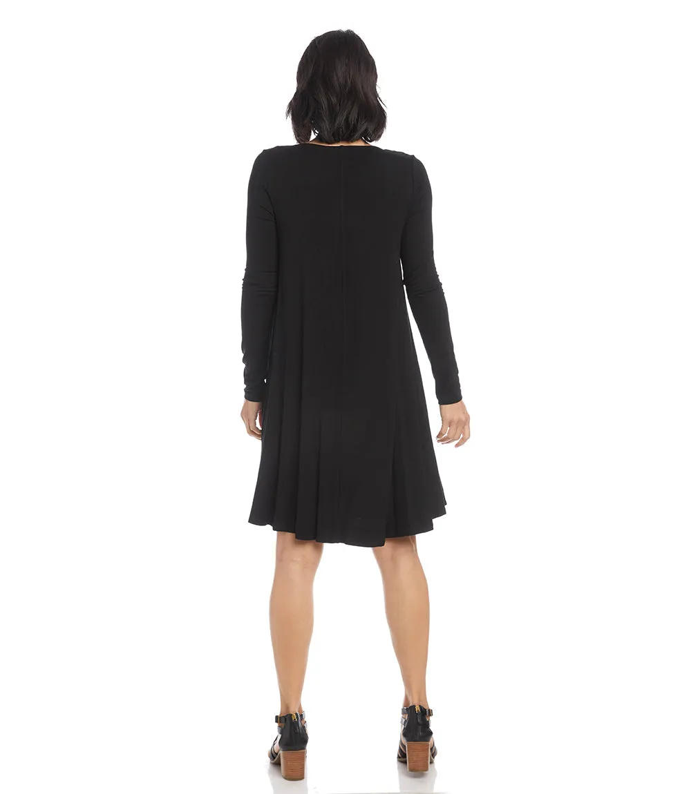 Long Sleeve Maggie Trapeze Dress