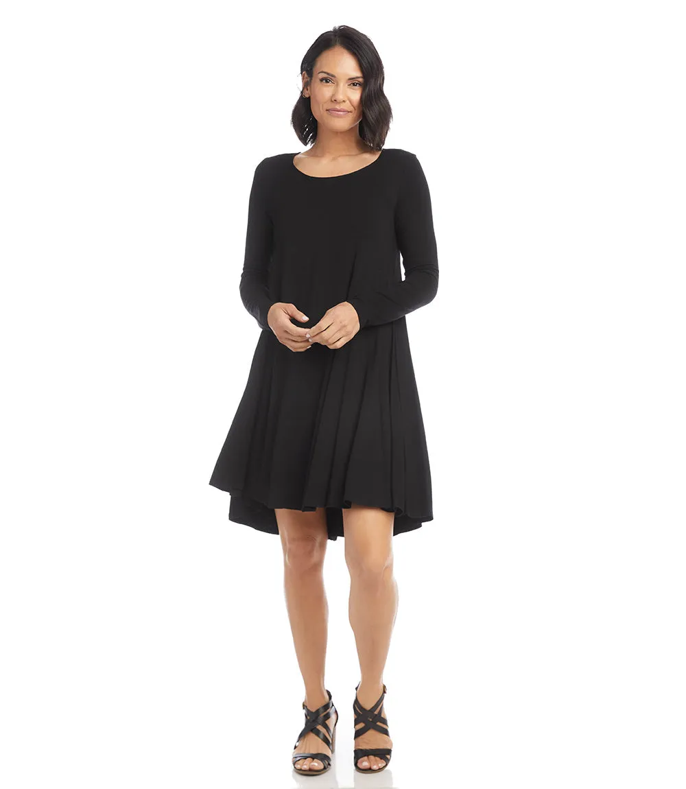 Long Sleeve Maggie Trapeze Dress