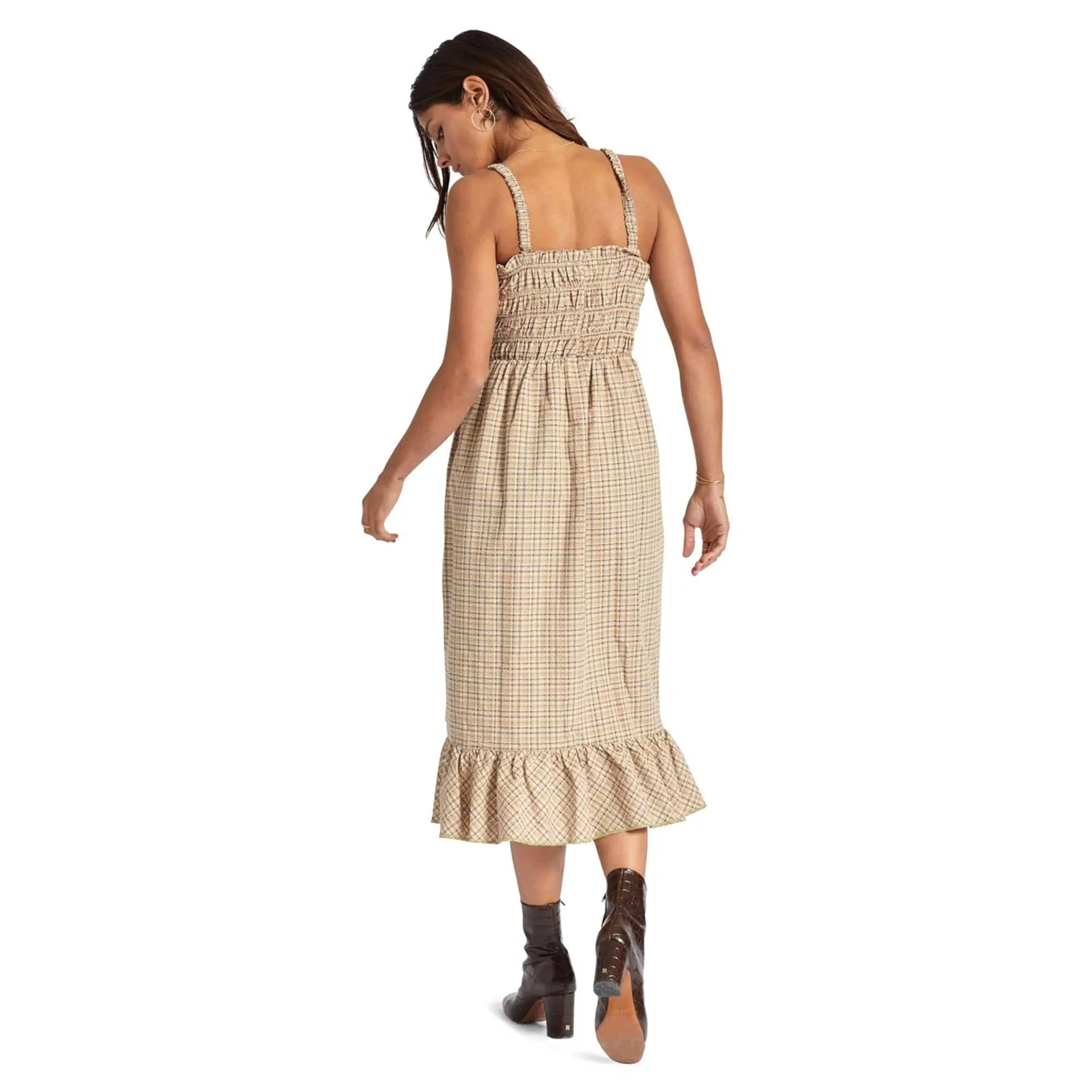 Malta Seersucker Midi Dress