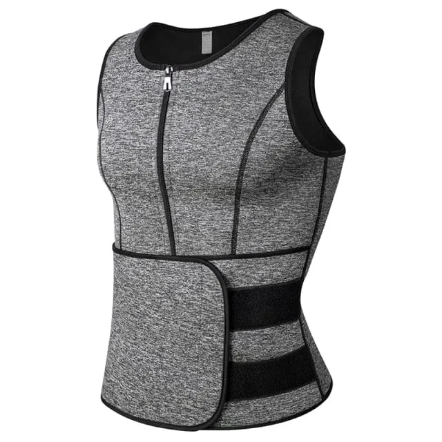 Men Adjustable Waist Trainer Vest Workout Body Shaper