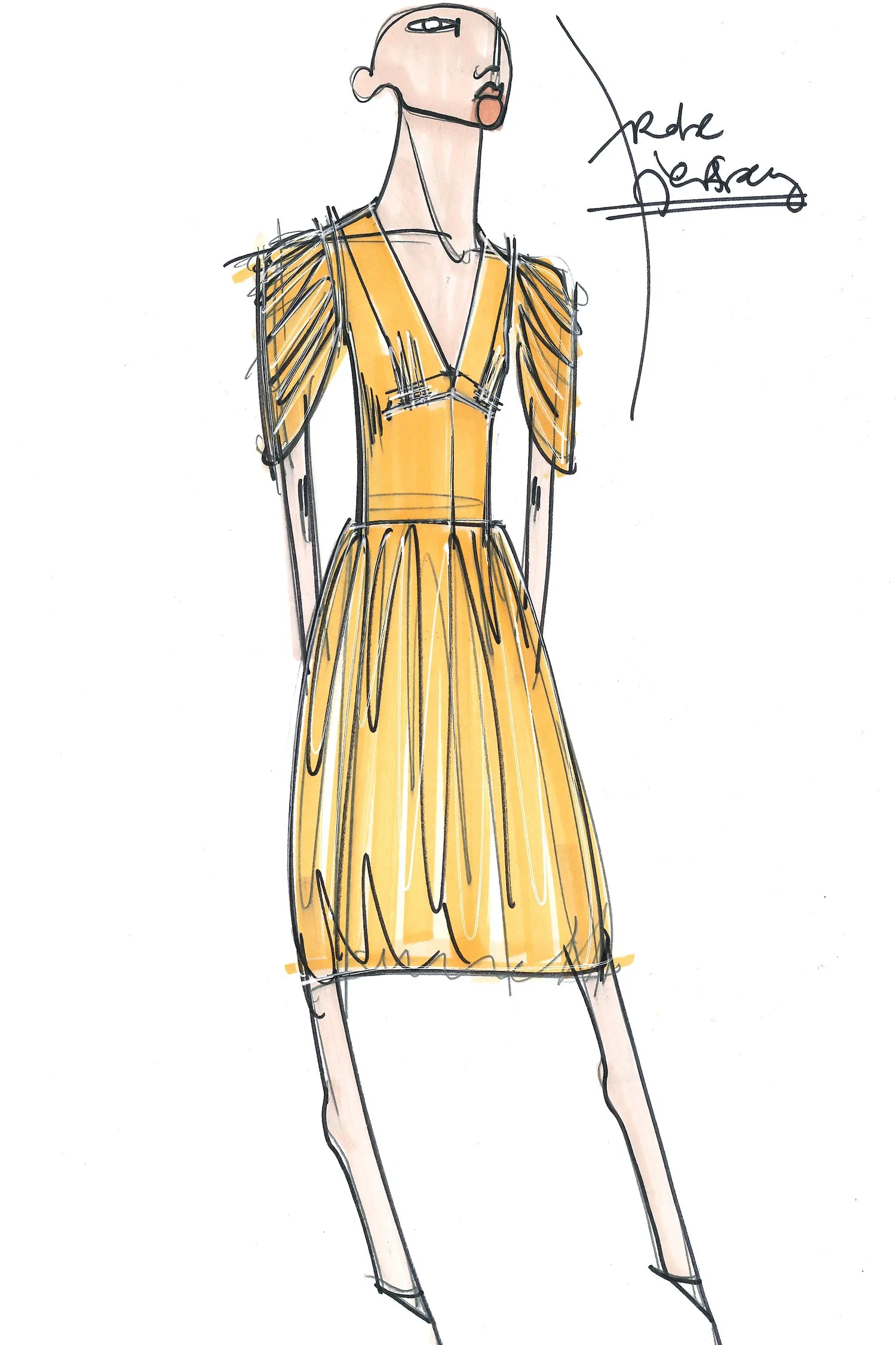 Midi bubble dress