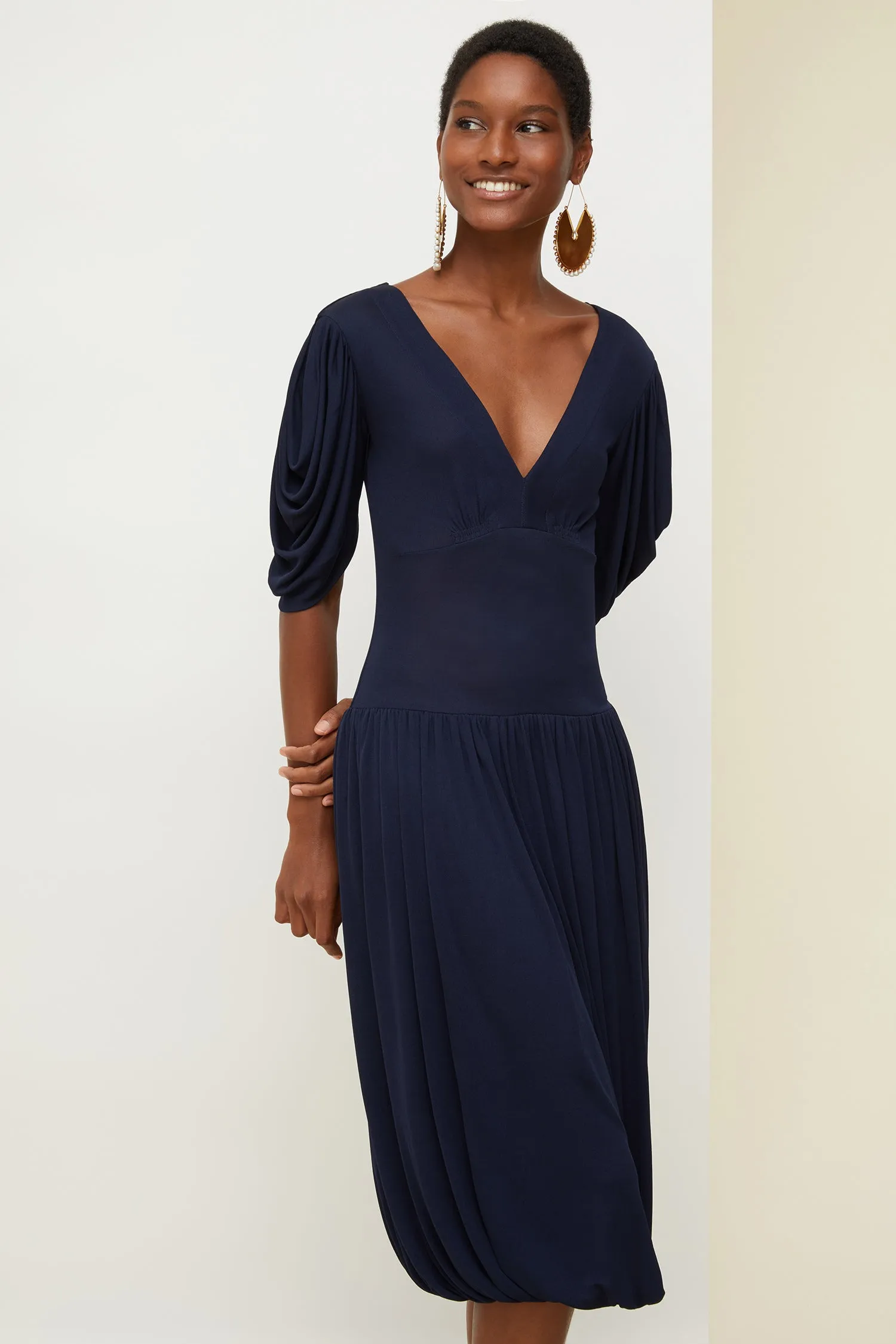 Midi bubble dress
