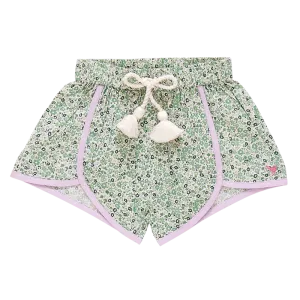 Millie Short in Green Mini Ditsy