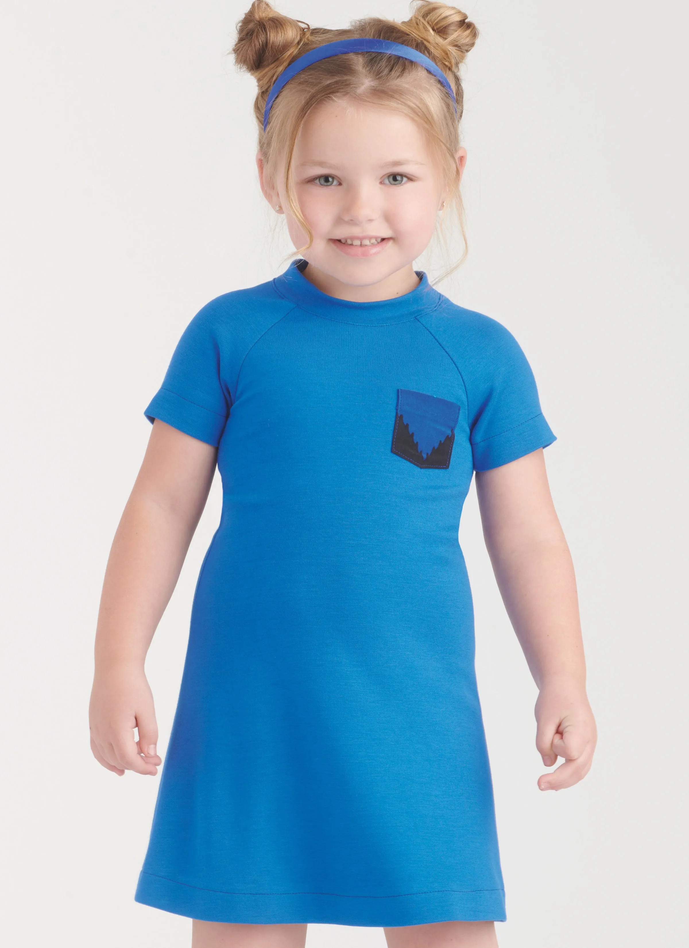New Look Sewing Pattern 6773 Girls' Knit Dresses