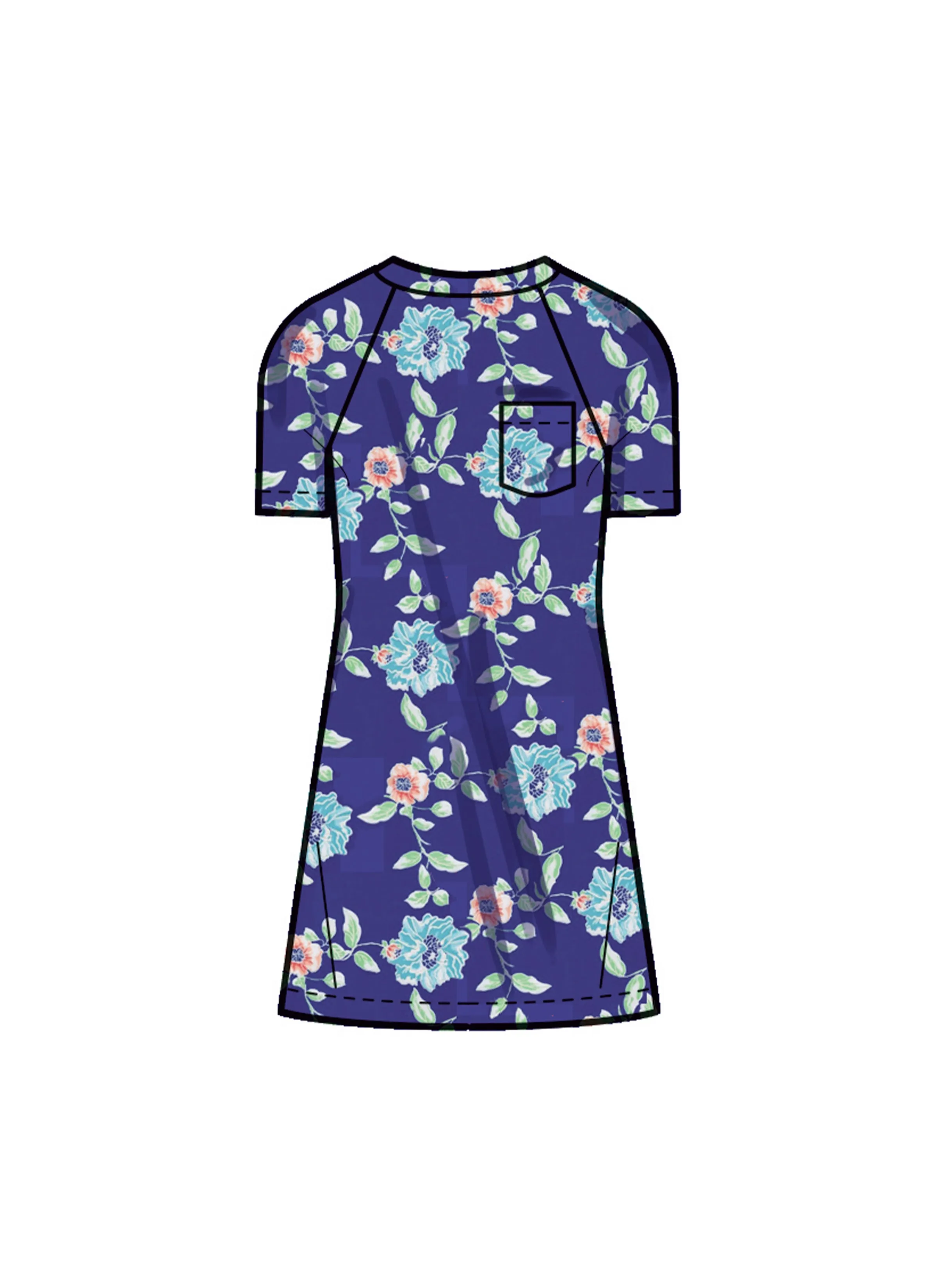 New Look Sewing Pattern 6773 Girls' Knit Dresses
