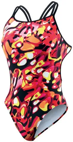 NIKE SWIM Liquid Glass Female Spider Back Tank (38 Only)