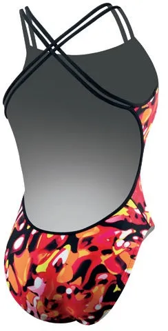 NIKE SWIM Liquid Glass Female Spider Back Tank (38 Only)