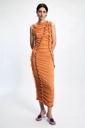 Nogata Multiruffle Knit Dress