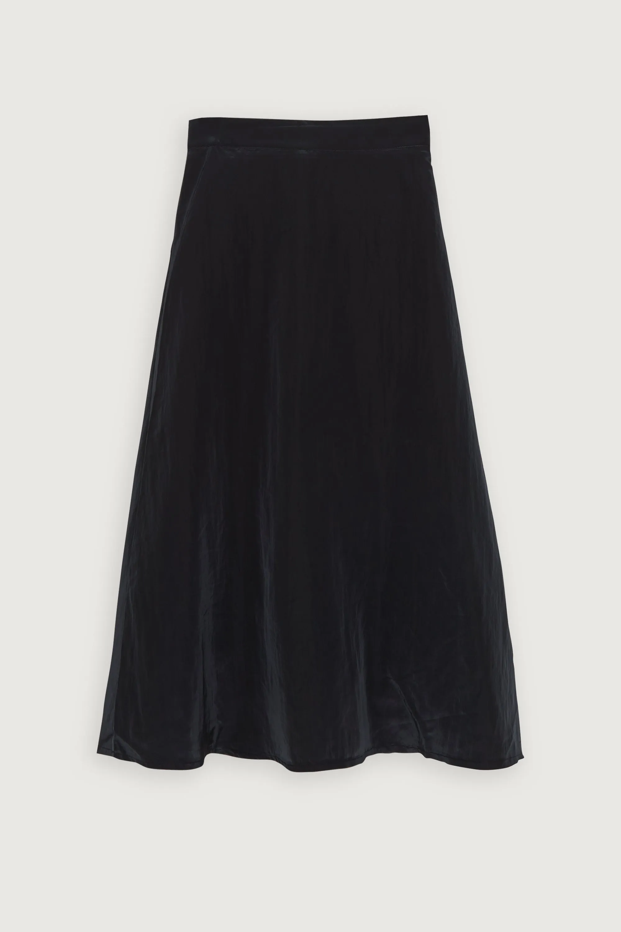 NYLON MIDI SKIRT