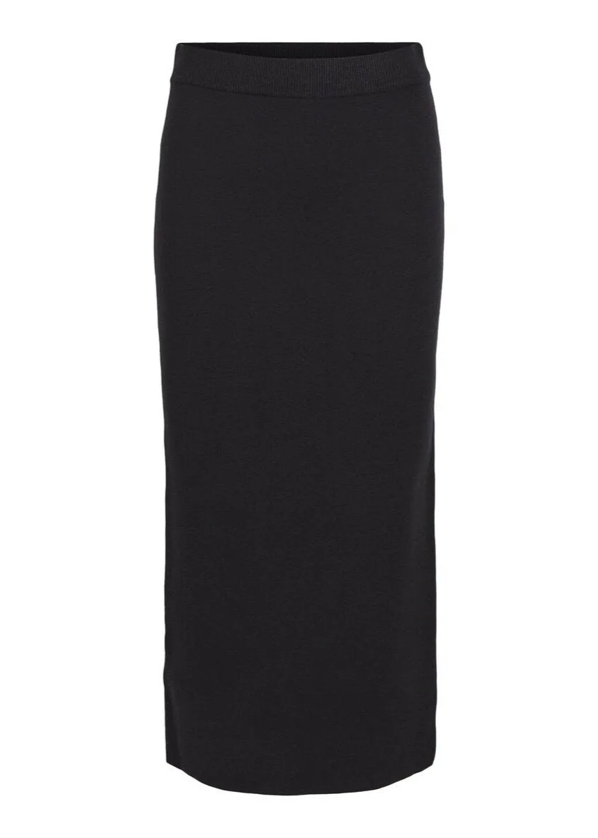 OBREYNARD KNIT SKIRT NOOS | BLACK