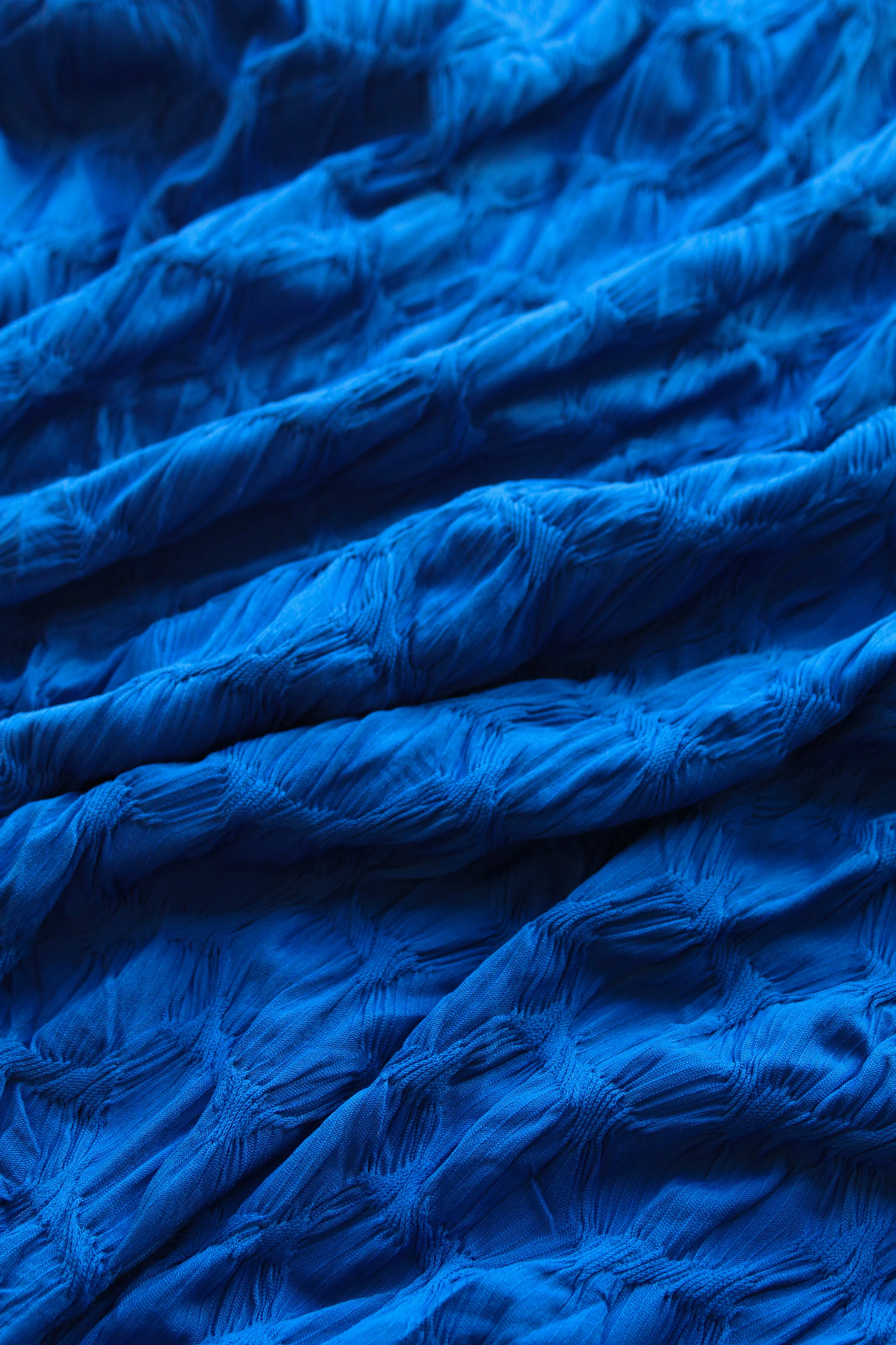 Ocean Web - Ruched Knit | Cobalt