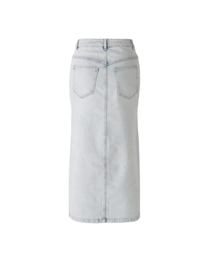 Oui Maxi Denim Skirt