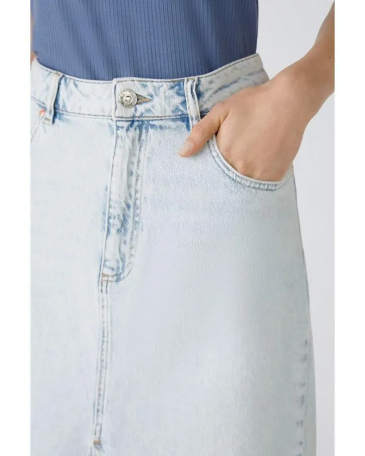 Oui Maxi Denim Skirt