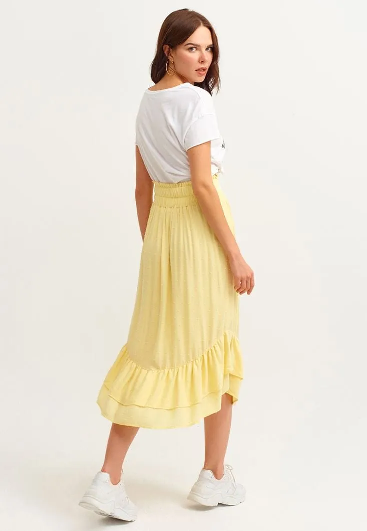 OXXO -  Midi Skirt With Slit Detail