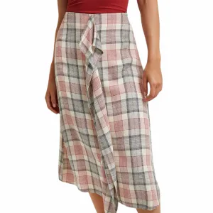 OXXO -  Mixed Ruffled Midi Skirt