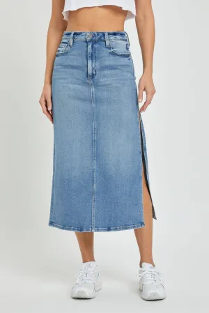 Peyton Midi Skirt With Side Slit