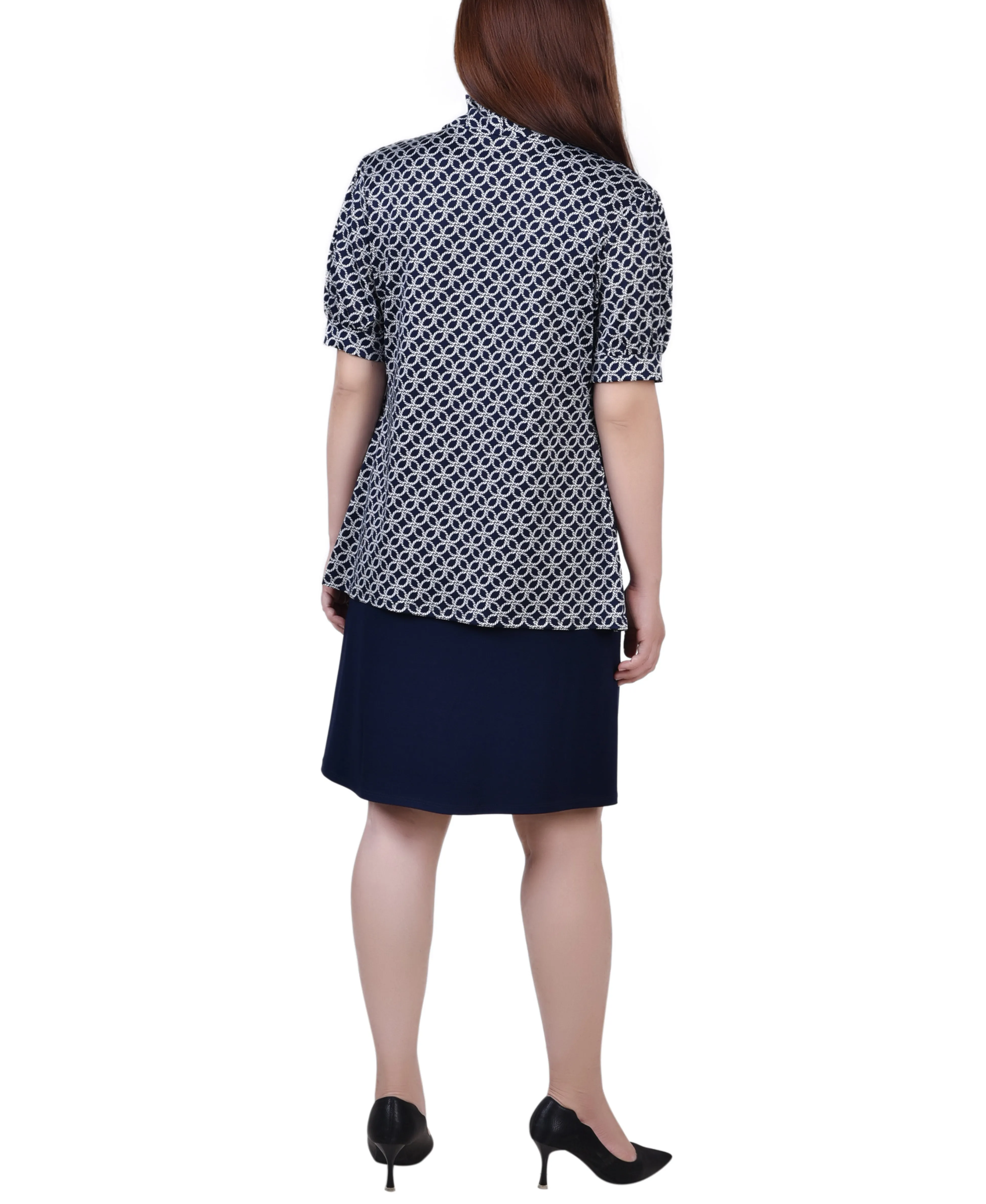 Plus Size Two Piece Dress Set