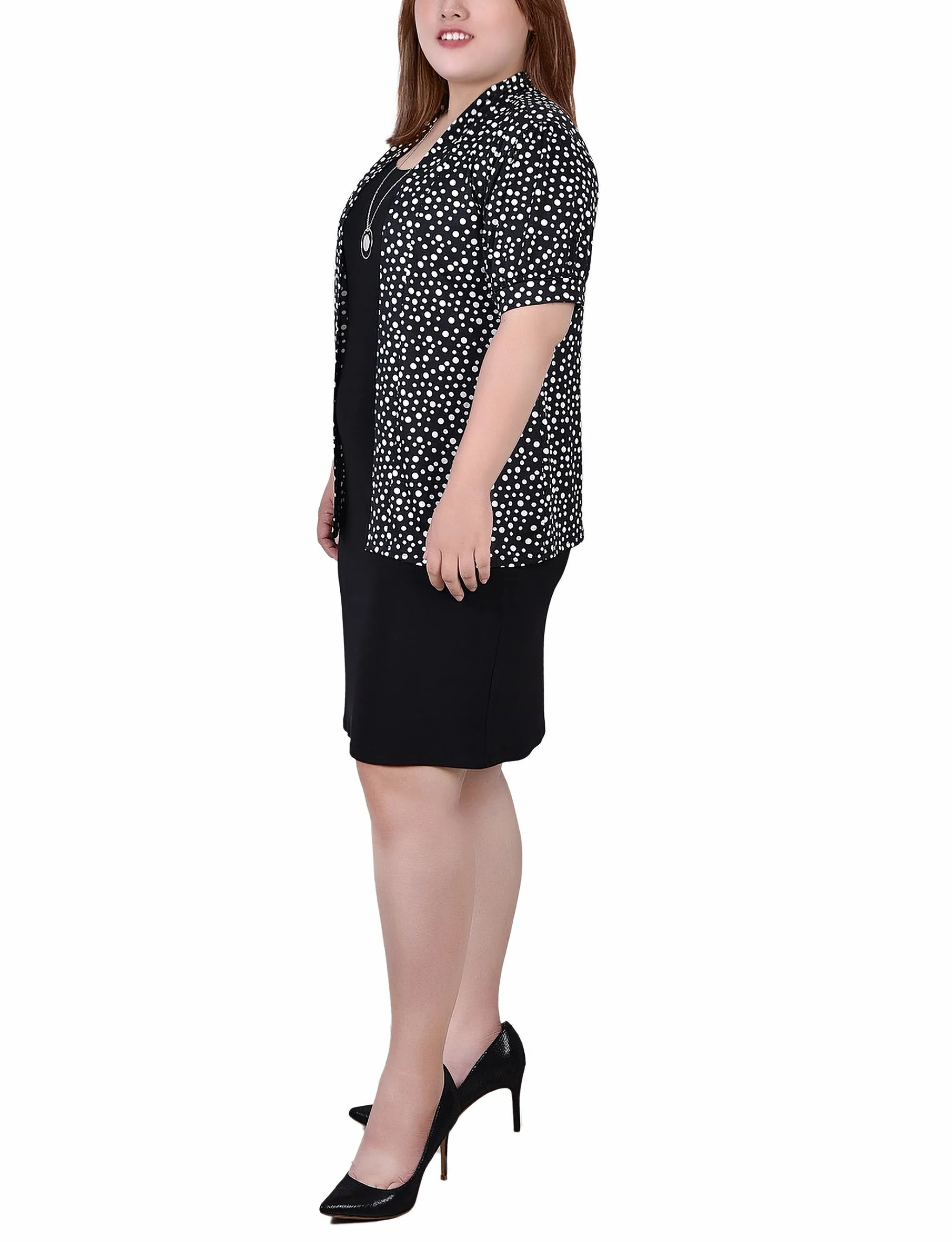 Plus Size Two Piece Dress Set