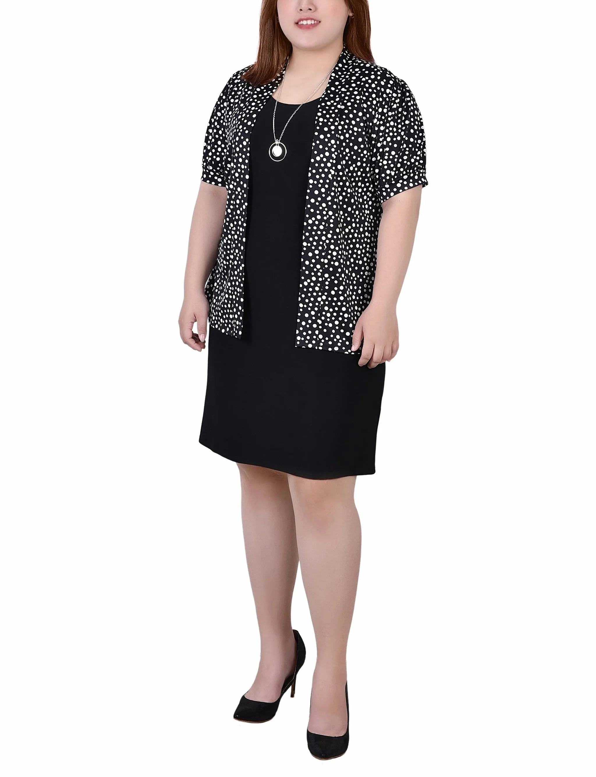Plus Size Two Piece Dress Set