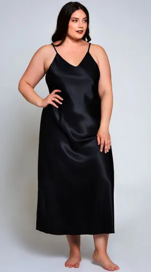 Plus Size Victoria Satin Nightgown