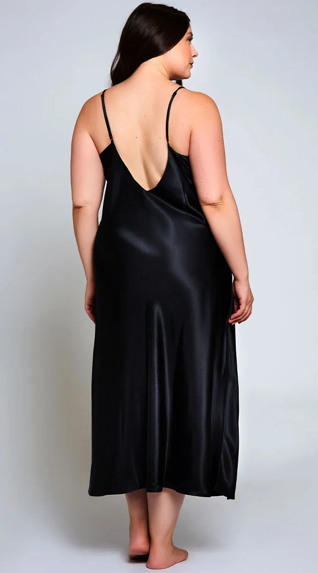 Plus Size Victoria Satin Nightgown