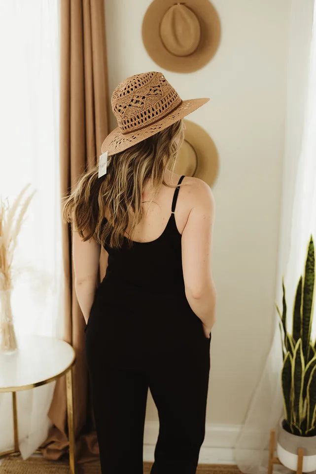Pocketed Knit Jumpsuit