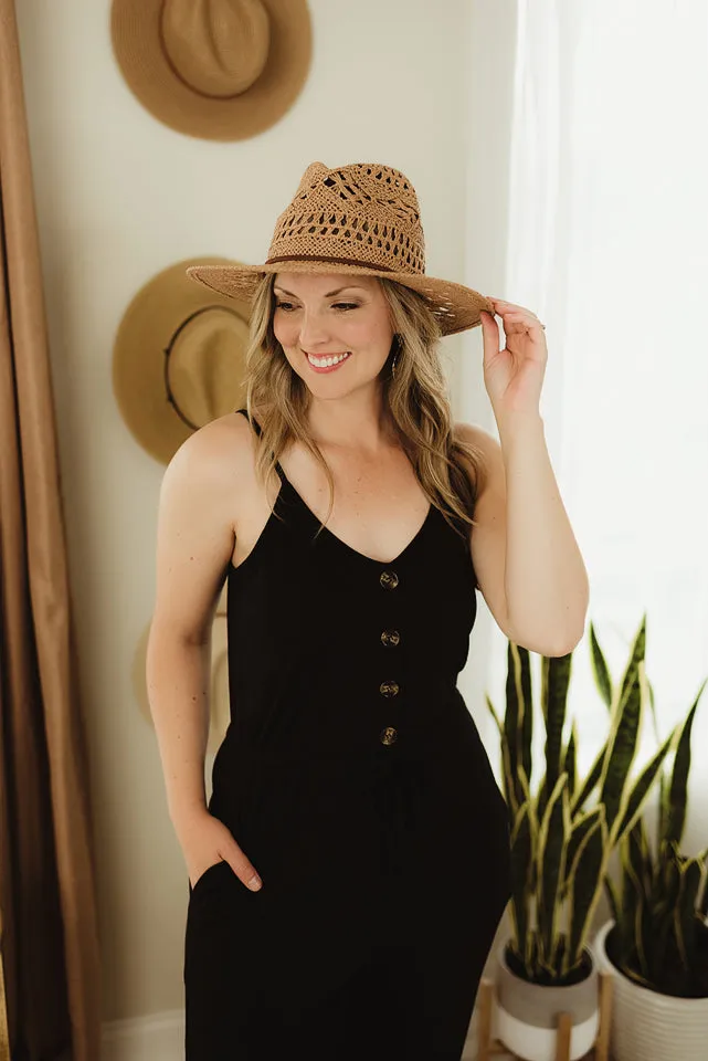 Pocketed Knit Jumpsuit