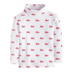 Printed Turtleneck - Firetruck - FINAL SALE