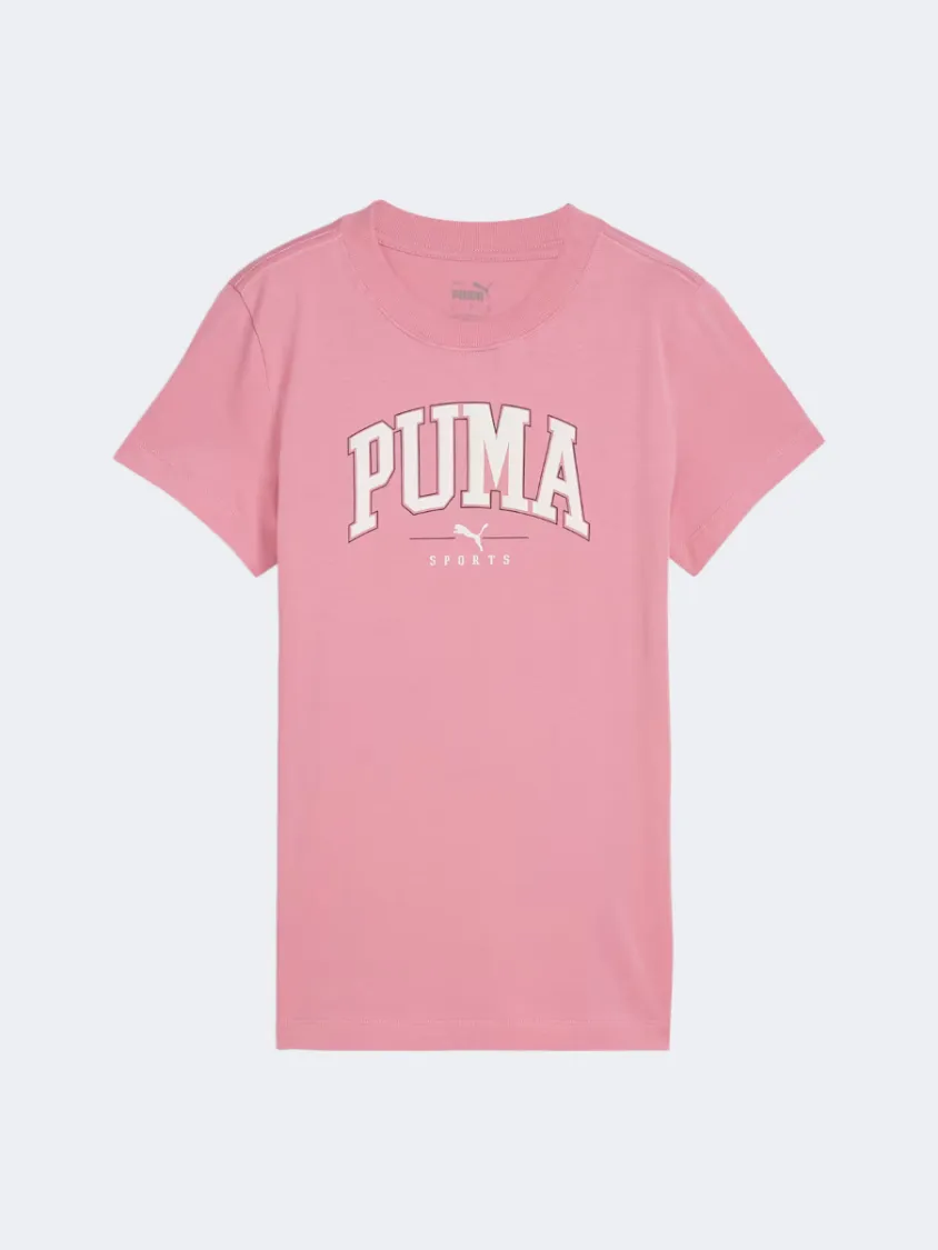 Puma Squad Women Lifestyle T-Shirt Pink