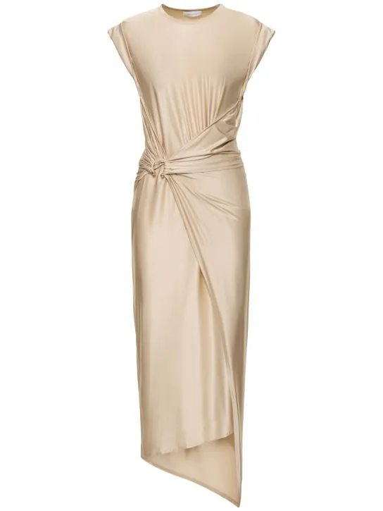 Rabanne   Viscose jersey midi dress 