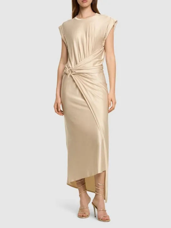 Rabanne   Viscose jersey midi dress 