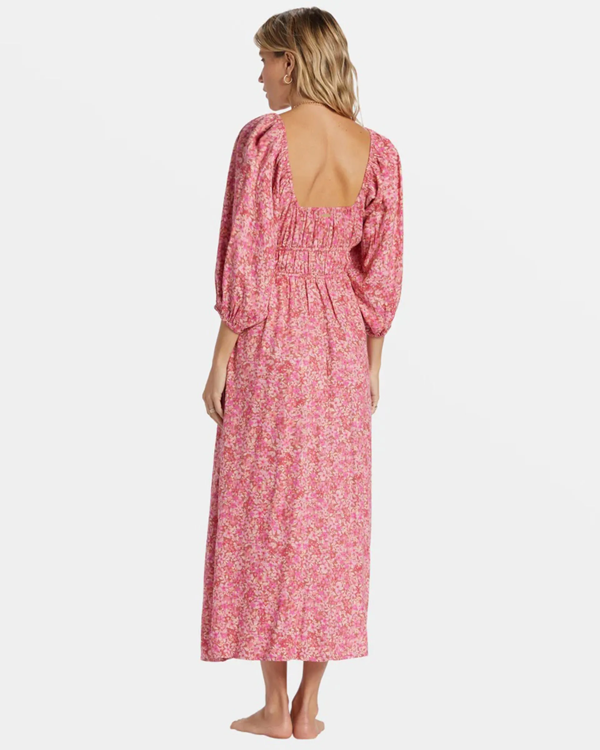 Rosey Skies Midi Dress