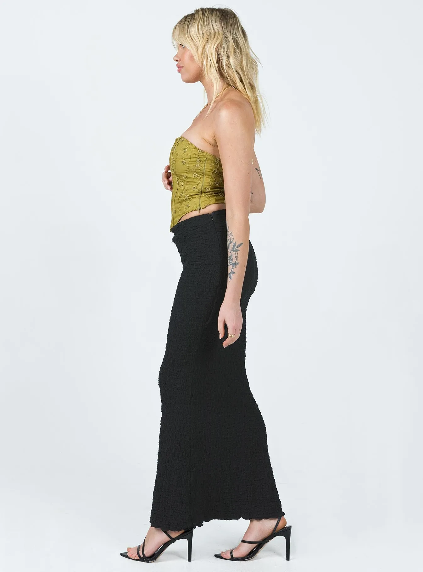 Rubes Midi Skirt Black