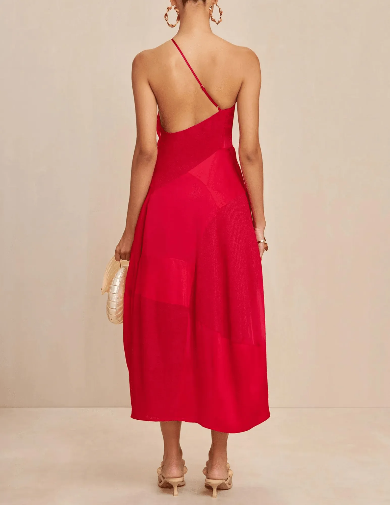 SALE ITEM-Cult Gaia Cienna Asymmetrical Midi Dress