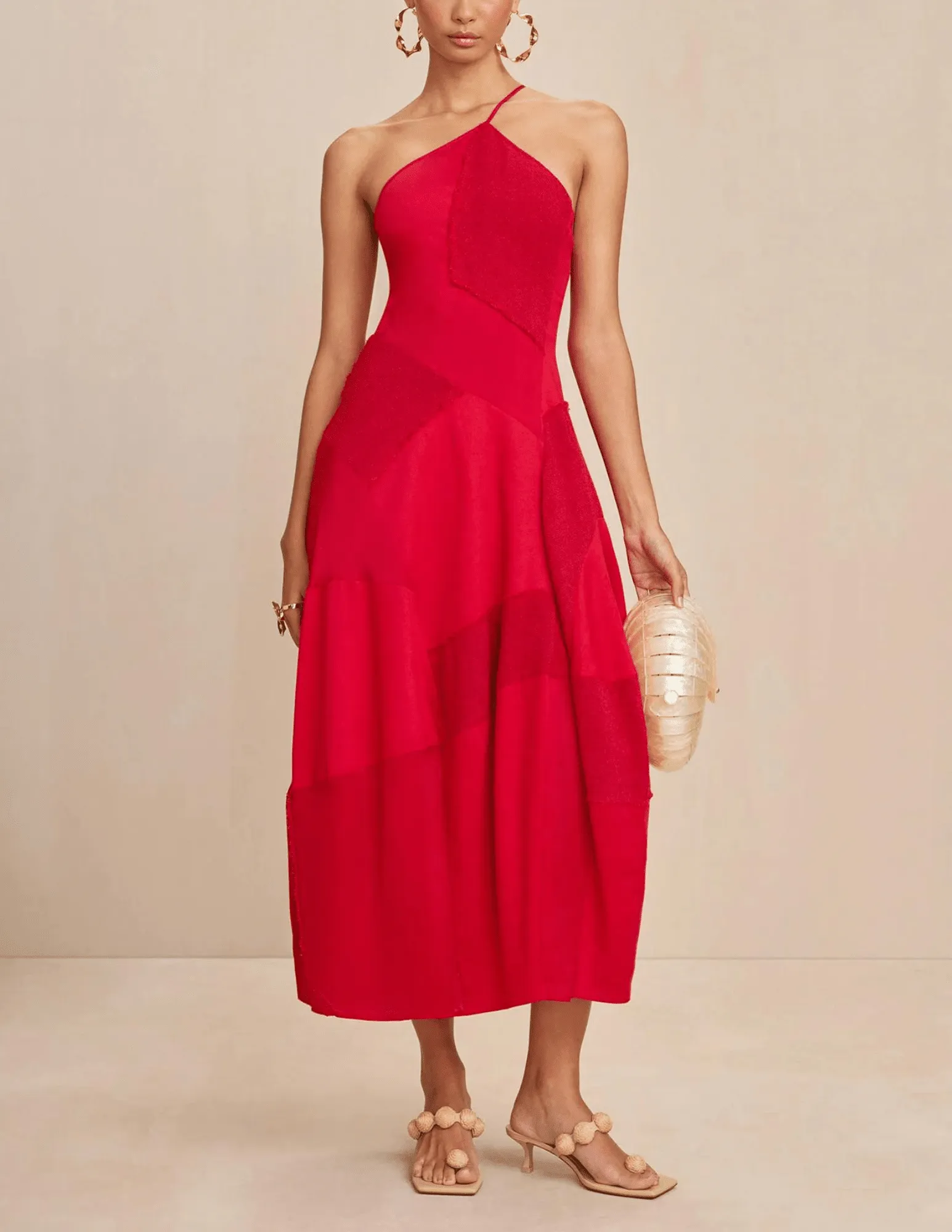 SALE ITEM-Cult Gaia Cienna Asymmetrical Midi Dress