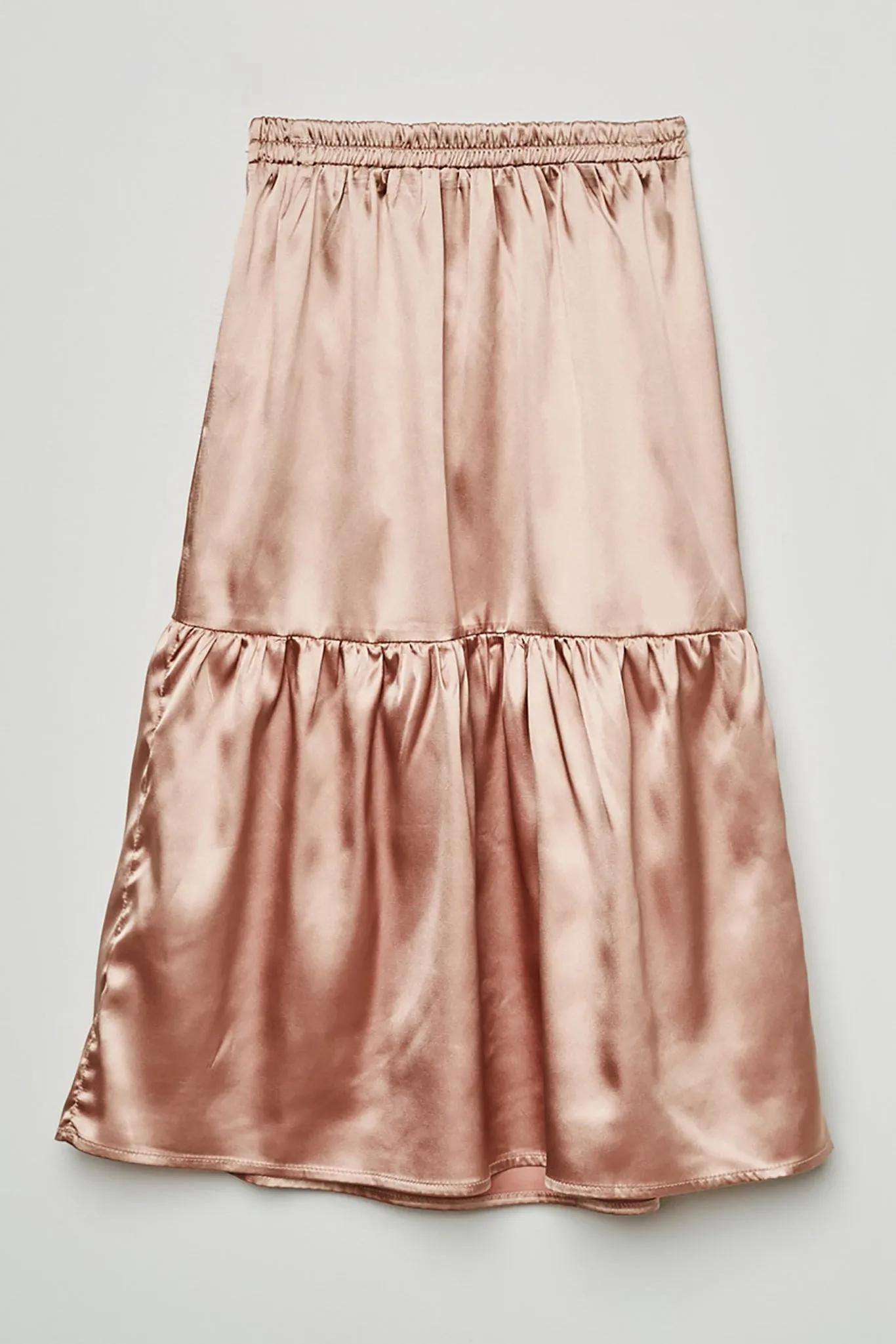 Satin Midi Skirt