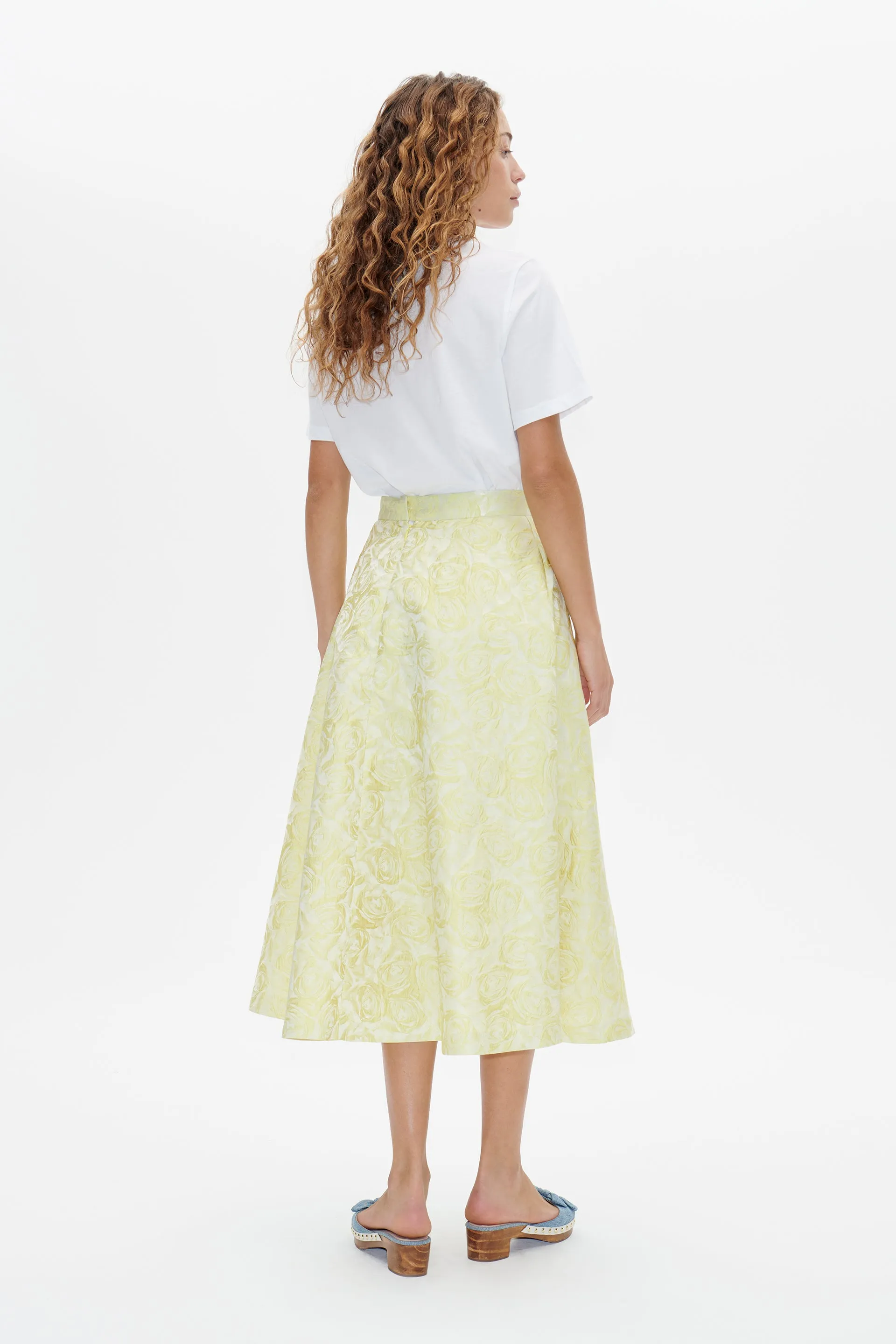 SAYA | Yellow Rose Jacquard