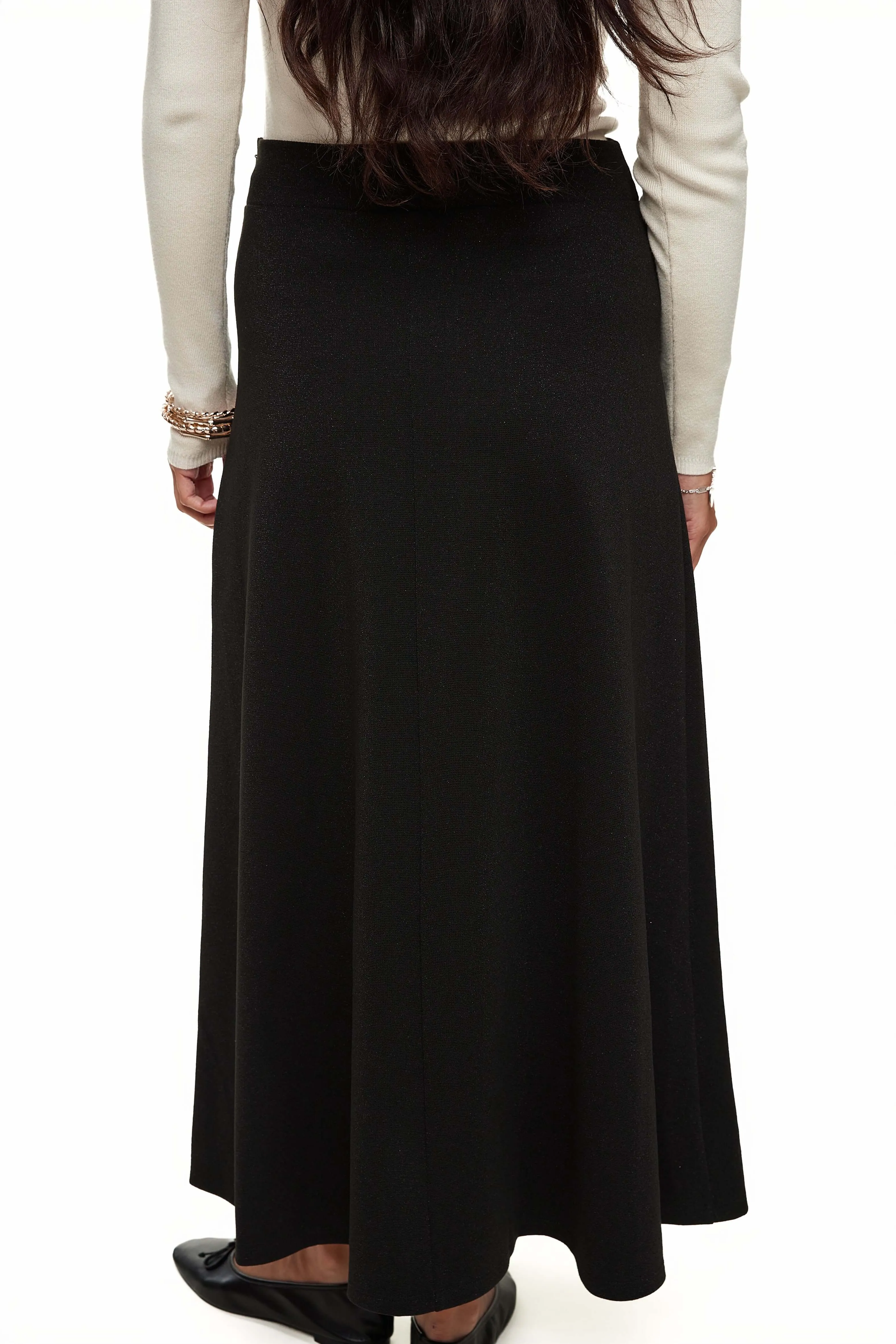 SHIMMER EMBELLISHED MAXI SKIRT