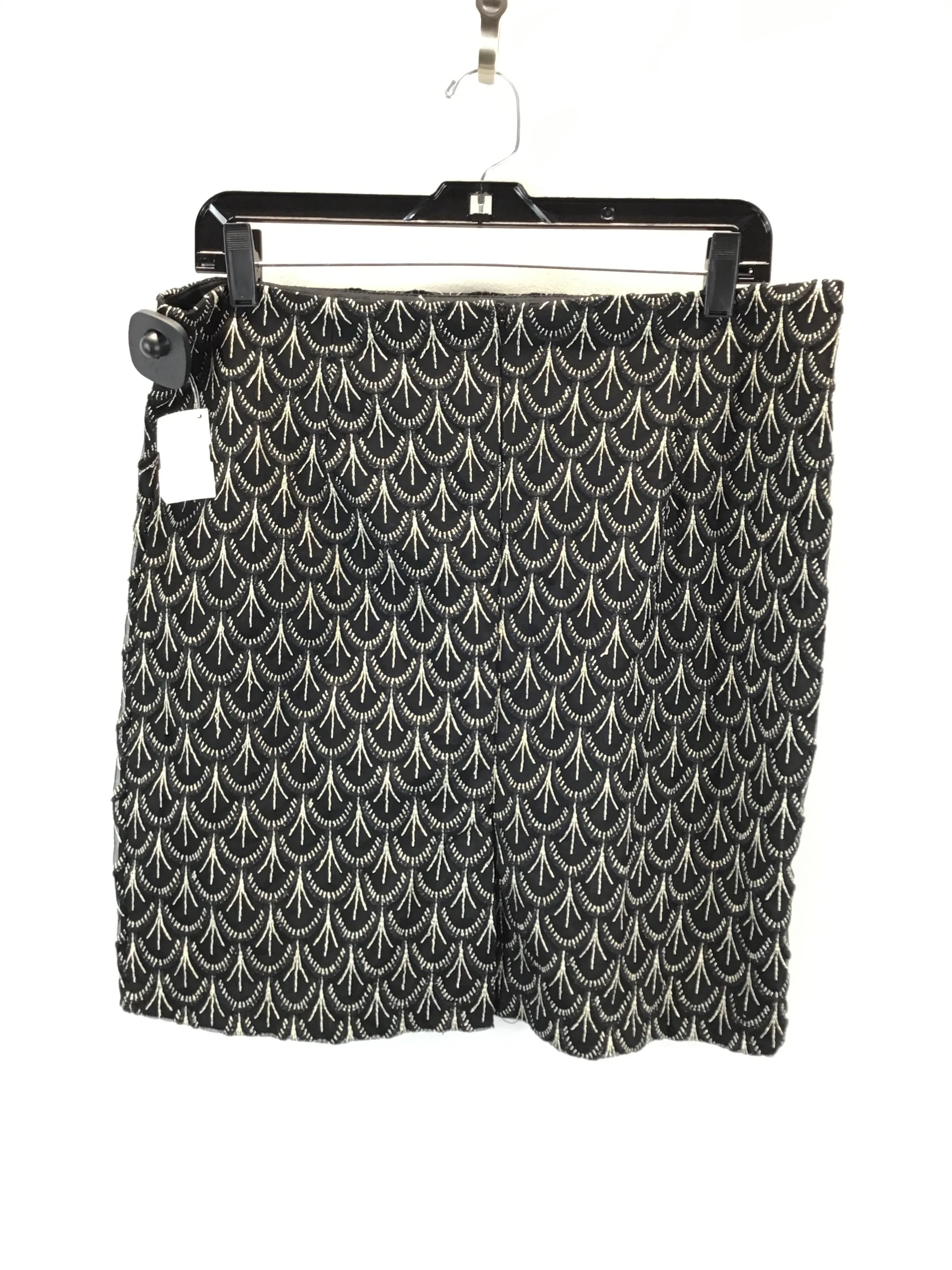 Skirt Midi By Clothes Mentor In Black & Gold, Size: L