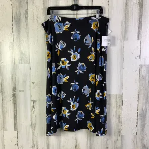 Skirt Midi By Kasper In Black, Size: 16