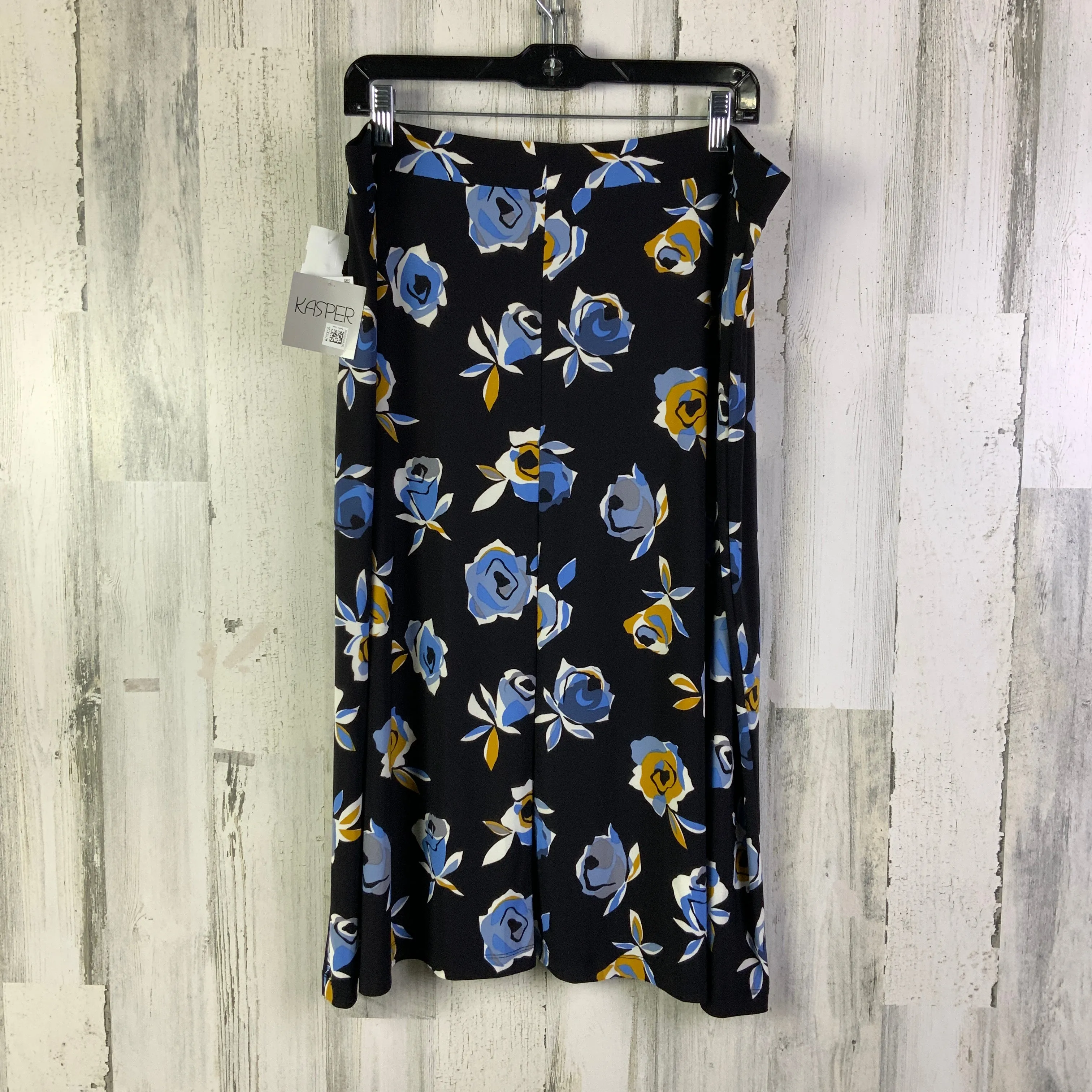 Skirt Midi By Kasper In Black, Size: 16