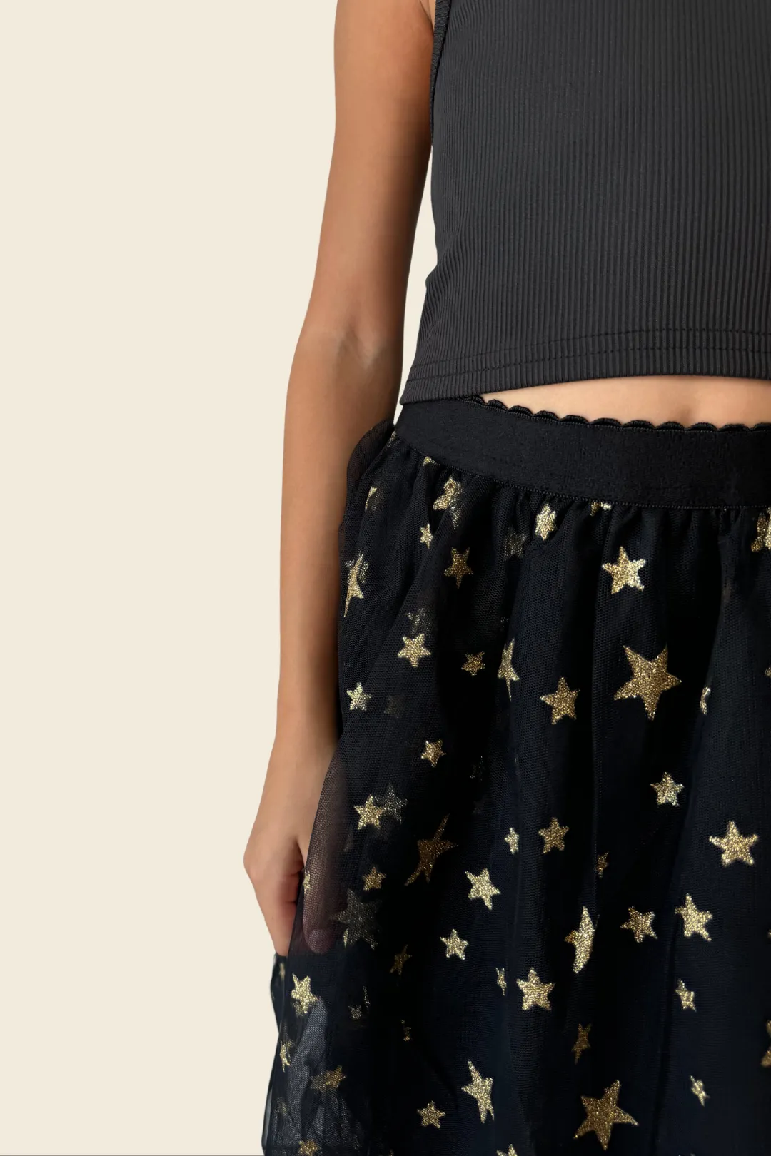 STARS MIDI SKIRT
