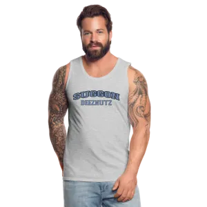 Suggon Deeznutz Tank Top (in Blue Ball Colors - Funny Sexual Humor)