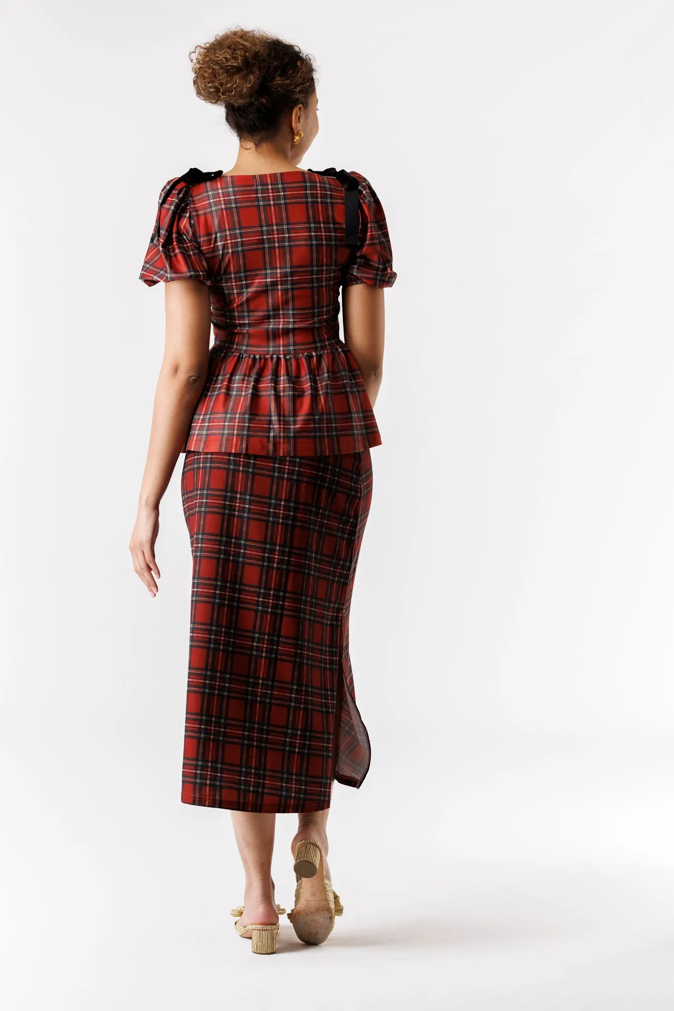 The Margot Skirt - Merry Tartan