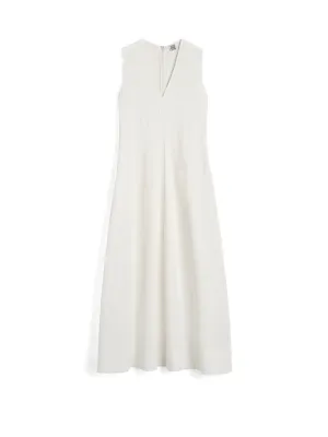 V-Neck Midi Dress